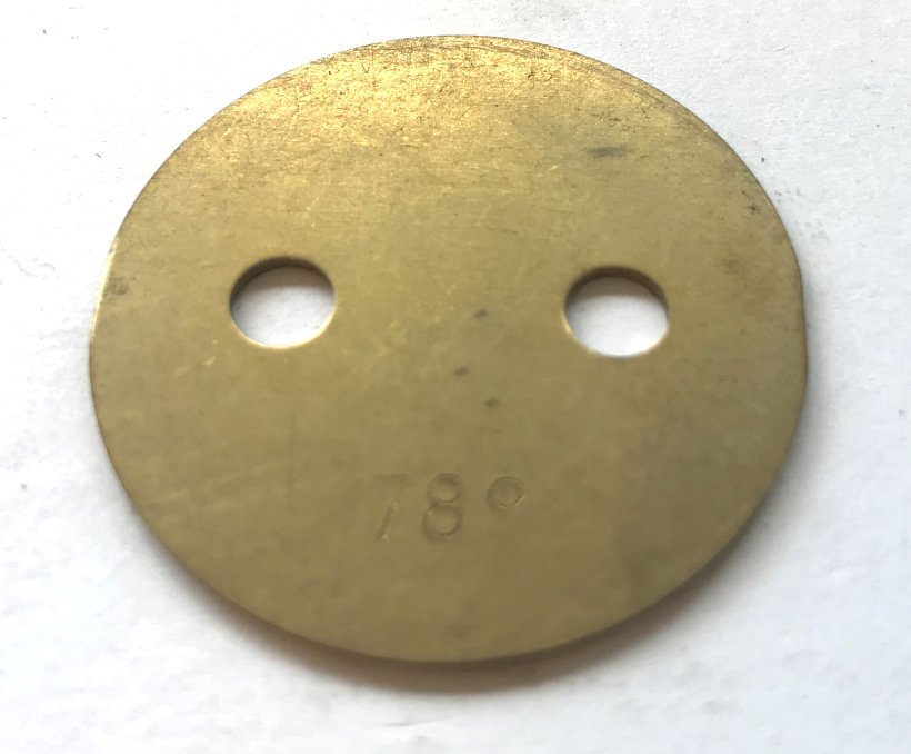 Throttle Plate 34mm 78 Deg 34 DCHE / DCHD / DCHE