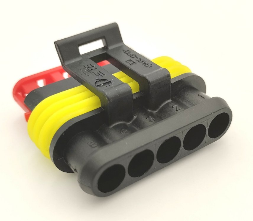 5 Pin inline connector