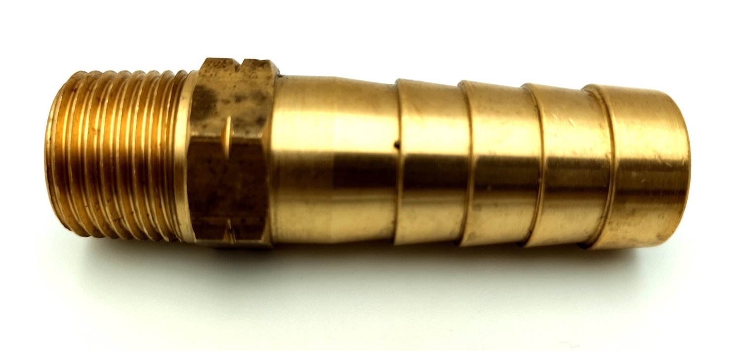3/8NPT X 5/8" BRASS UNION