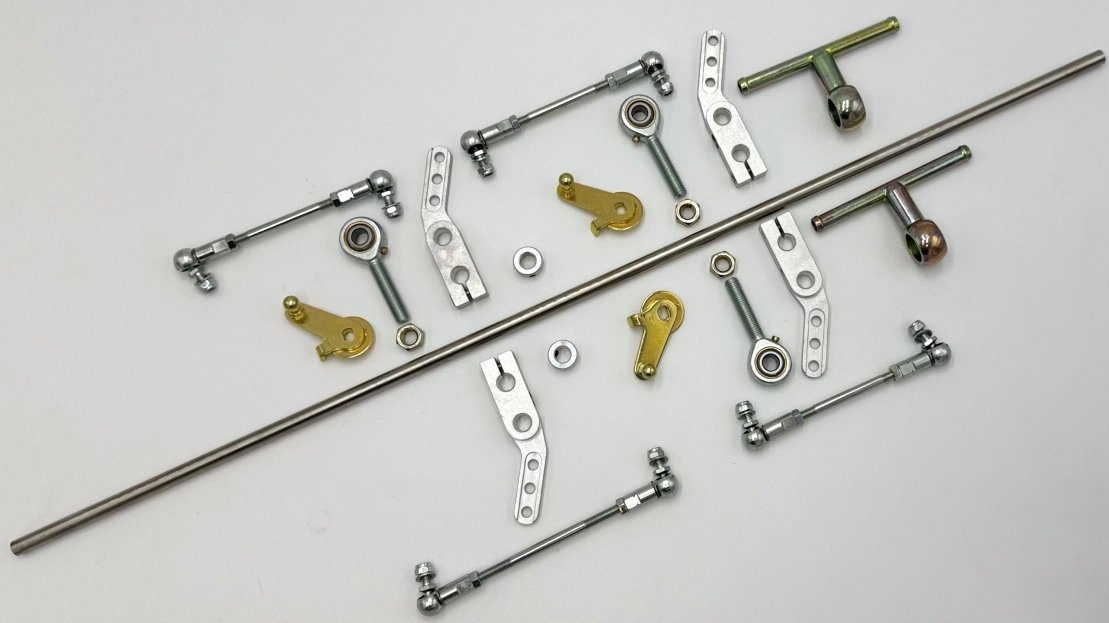  Universal 6 cylinder rod linkage set