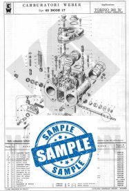 Weber 28-36DCB3 Exploded Diagram