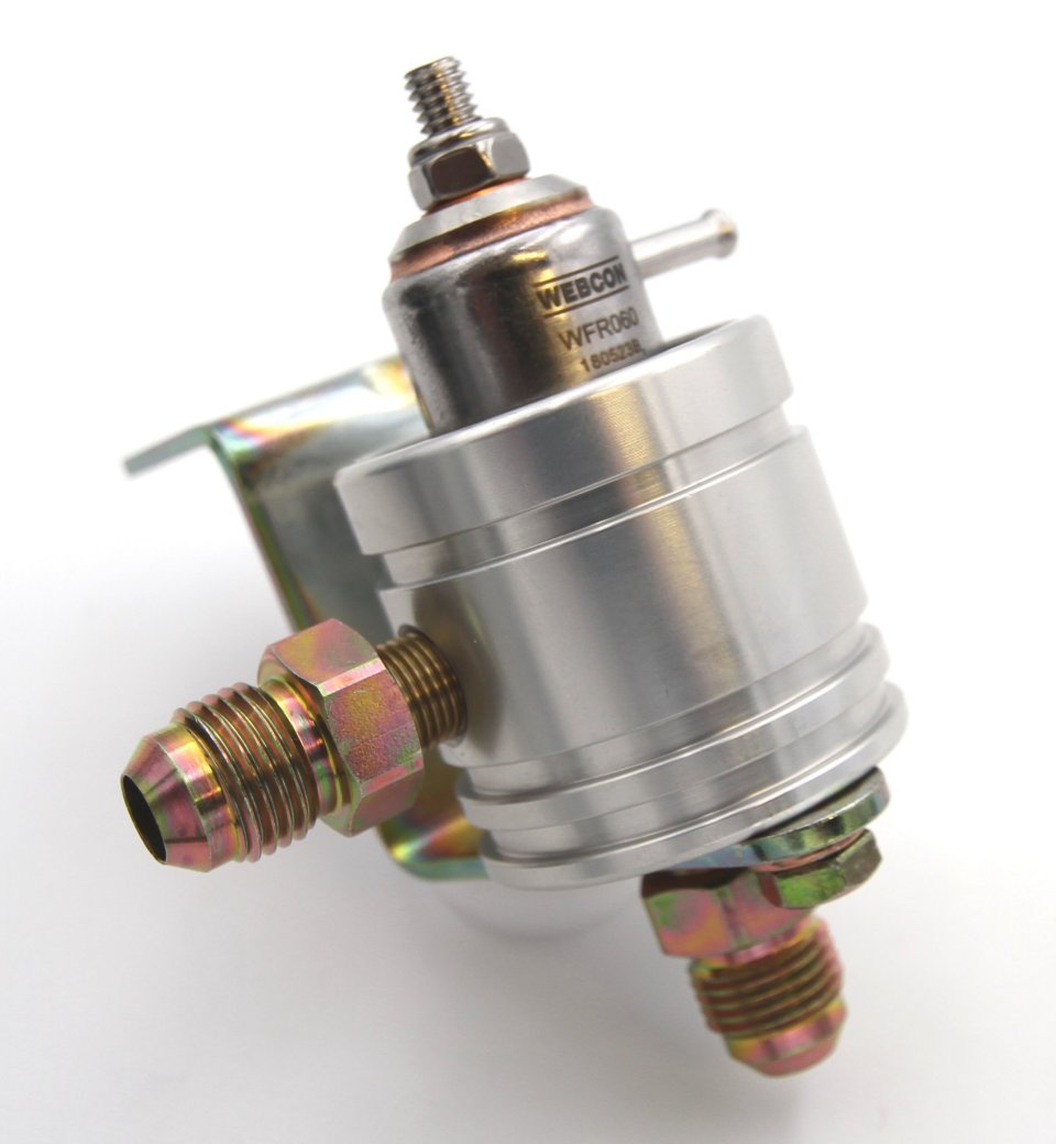 0-5 bar Adjustable natural aluminium finish - 6 fittings