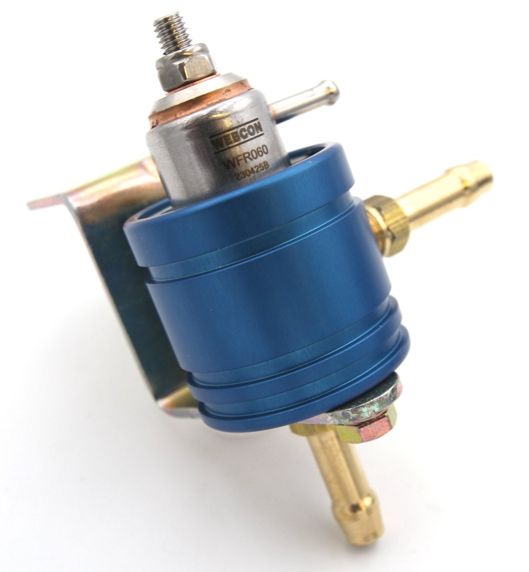 0-5 bar Adjustable blue - Push on fittings