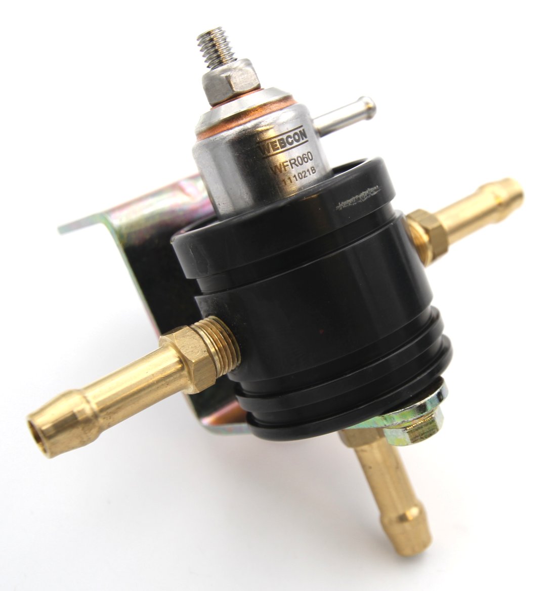 0-5 bar Adjustable black - Twin push on fittings