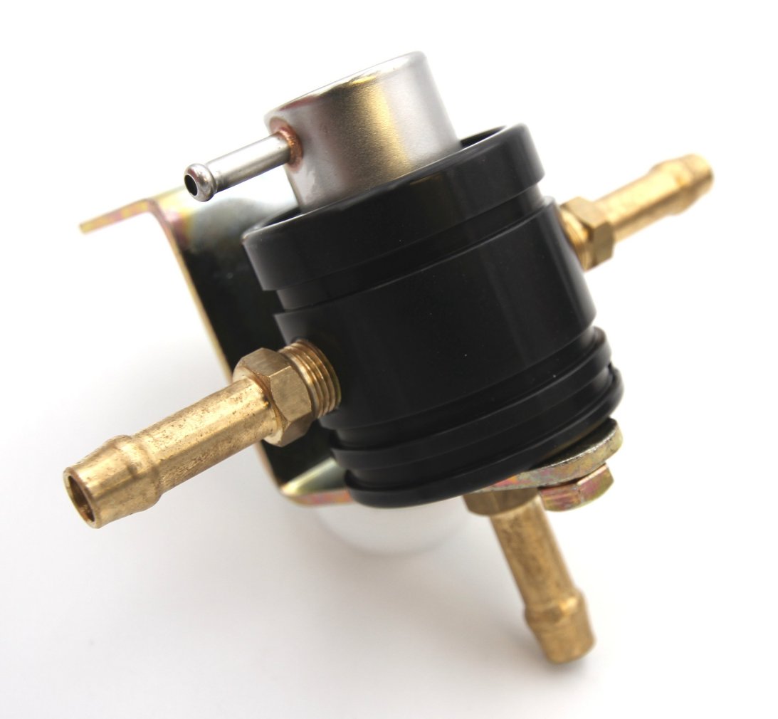 3.0 bar Black - Twin push on fittings 