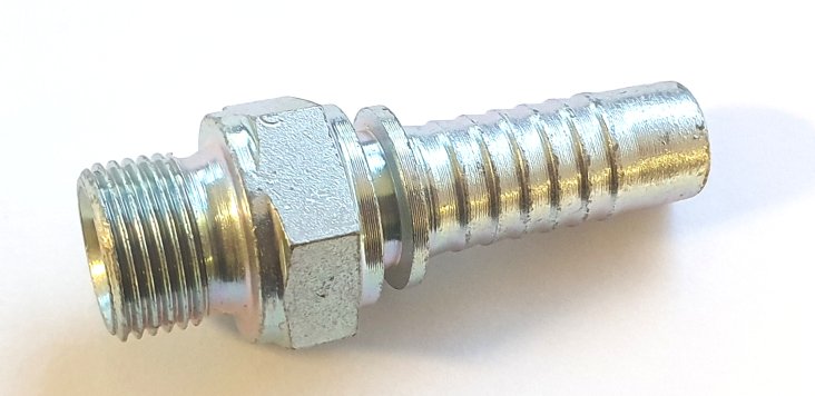 3/8 BSP X 1/2 in straight Push On