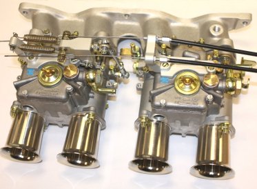  Weber DCOE Classic style twin cable linkage