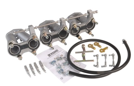GT6 3 x DCOE manifold & linkage set