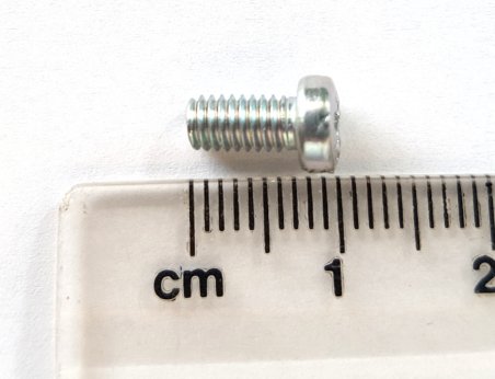 Screw Throttle plate non countersunk