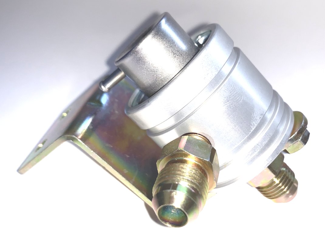 0-5 bar adjustable natural aluminium - 6 fittings